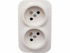 Faelz Double Socket Legrand Forix 782439 (782419) s uzemněním 16a bílá