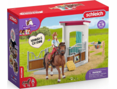 Schleich Horse Club box na koně s Hannah & Cayenne, figurkou na hraní