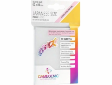 Gamegenic: japonské veľkosti rukávov Prime (62x89 mm) 60 kusov, biela