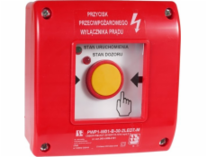 Spamel Manual Fire Fire Tlačítko PWP1 (1NO a 1NC) s certifikátem CNBOP - 2LD Green/Red 24VDC