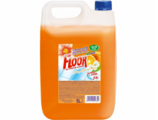 Floor Floor Active Soda - Univerzální čisticí kapalina na povrchy s odmašťovačem, 5 l - Orange Blossom