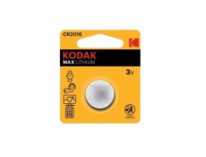 Baterie Kodak CR 2016 MAX Lithium 1ks, blistr