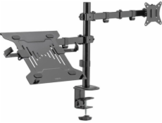 LOGILINK BP0175 Dual monitor mount 17-32inch monitors and 10-15.6inch notebooks/tablets