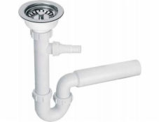 Potrubí Siphon Siphon Sink 3,5x50 mm s připojením k pračce nebo myčce nádobí