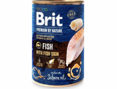 Brit Premium by Nature Fish with Fish Skin 400g konzerva pro psy