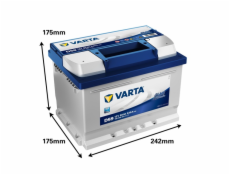 Akumuliatorius Varta BD D59, 60 Ah, 540 A, 12 V