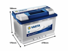 Baterie Varta BD E12, 74 Ah, 680 A, 12 V