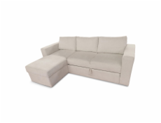 Sofa-lova Domoletti, balta, 230 x 92 cm x 73 cm