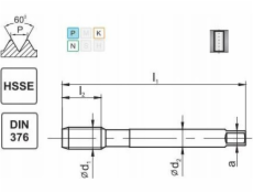 Fanar THREAD M20 DIN-376B LH (6H) HSSE 800