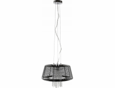 Závěsná lampa iluxalux ilux benjamin mdm1895-1bk zavěšená lampa přesag 1x40w e14 chrom/černá