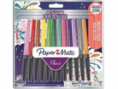 Paper Mate PAPER MATE Faserschreiber Flair 12er METALLIC M 0,7 mm Blister