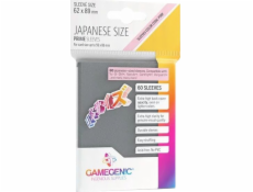 Gamegenic: japonské rukávy veľkosti Prime (62x89 mm) 60 kusov, šedá