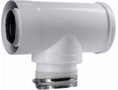 Spiroflex 60/100-80/125 Adaptervst (TEE) WHITE