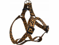 Barry King Voděodolný postroj pro psa, PVC, leopardí potisk, 1,5x25-40cm