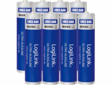 Baterie LogiLink Ultra Power AAA / R03 650mAh 8 ks.