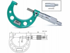 Veľkosť MIKROMETER 0-25 ŠTANDARD / CERT. (S)