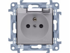 Kontaktní simon Simon 10 Single Plug Socket IP44 s těsněním těsnění v průhledné barvě bílé 16A CGZ1BC.01/11A