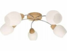 Spot Light Santa 8551574 Stropní stropní lampa 5x60W E27 Wooden/Chrome