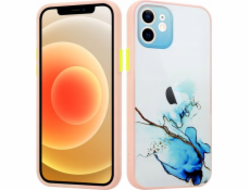 Maxximus mx Aquarelle iPhone Xr Blue-Biała / Navy-White