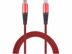 USB kabel 2GO 2GO USB Datenkabel-rot-100cm pro Apple 8-pin USB Type-C