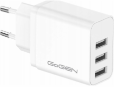 Nabíjačka GoGEN Sieťová nabíjačka. 3x USB 15,5 W 3,1 A GoGEN - ACH301W