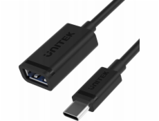 Kabelový adaptér Unitek (C476BK-1M) USB-C (M) - USB-A (F) 10 Gbps 60 W