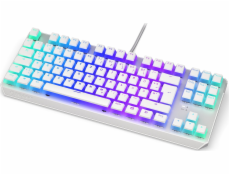  Thock TKL Pudding Onyx White, herní klávesnice