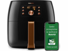 Fritéza Philips HD9867/90 Jedna 2200 W Horkovzdušná fritéza Černá měď