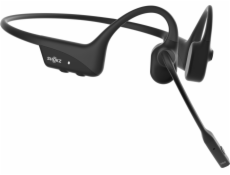 SHOKZ OpenComm2 Wireless Bluetooth Bone Conduction videokonferenční sluchátka | Doba hovoru 16 h 29 m bezdrátový dosah 1 h Doba nabíjení | Obsahuje Boom Mic Mic Black (C110-AN-BK)