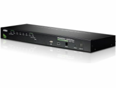 Aten 8portový PS/2-USB VGA KVM přepínač s portem Daisy-Chain a USB podporou periferií CS1708A Záruka 24 měsíců