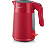 Rychlovarná konvice Bosch TWK2M164 1,7 L 2400 W Černá Šedá Červená