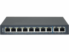 AVIZIO Switch 8x RJ45 PoE 100 Mb/s + 2x RJ45 Uplink 1Gb/s