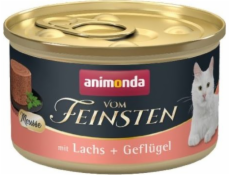 ANIMONDA Vom Feinsten Mousse Losos and Drůbež - mokré krmivo pro kočky - 85 g