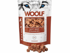 WOOLF Soft Beef chunkies - pamlsek pro psy a kočky - 100g