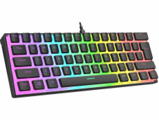 RAMPAGE HERNÍ KLÁVESNICE USB-C RGB PUDDING KEYS