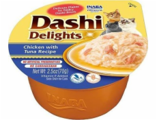 INABA Dashi Delights kuřecí bujón z tuňáka - kočičí pamlsek - 70g