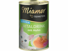 MIAMOR Trinkfein Kitten Vitaldrink with chicken - cat treats - 135ml