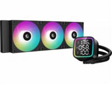 DEEPCOOL vodní chladič LD360 / 3x120 mm PWM ARGB fan / display / černý