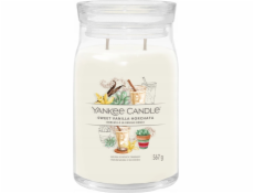 Svíčka ve skleněné dóze Yankee Candle, Sladký vanilkový nápoj horchata, 567 g