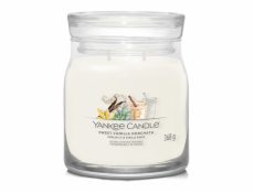 Svíčka ve skleněné dóze Yankee Candle, Sladký vanilkový nápoj horchata, 368 g