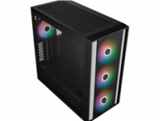 Cooler Master case MasterBox 600, bez zdroje, 3x 140mm ARGB Fan, 1x 120mm ARGB Fan, černá