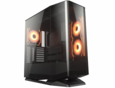 COUGAR PC skříň FV270 Black Mid tower tempered curved glass perimeter quick detachable air filters up to 9 fans