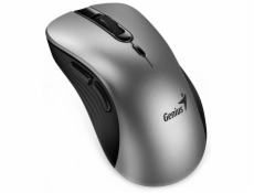 GENIUS Ergo 8100S AI Silver Grey/ 1600 dpi/ bezdrátová/ Copilot/ 6tlačítek/ tichá/ střibrnošedá