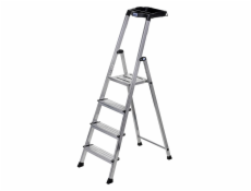 Ladder 4 step aluminium Krause Secury 126528
