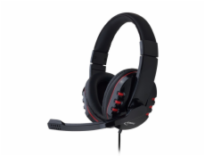 Gembird GHS-402 headphones/headset Wired Head-band Gaming Black