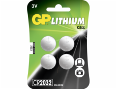 1x4 GP CR 2032 Lithium 3V