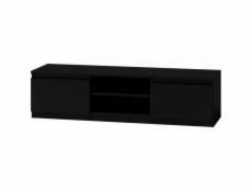 Topeshop RTV140 CZARNY TV stand/entertainment centre 2 shelves