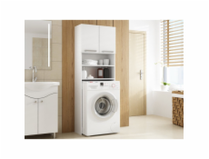 Topeshop PRALKA POLA BIEL bathroom storage cabinet White