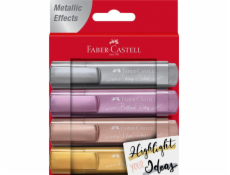 Textmarker TL 46 Metallic 4er Etui, Stift