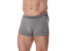 Brubeck BX10430 Pánské boxerky COMFORT WOOL tmavě šedé XL